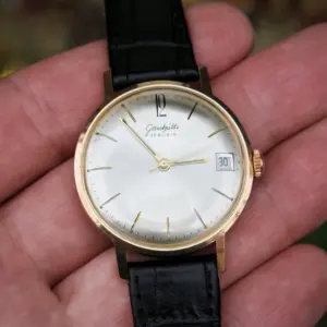 Náramkové hodinky Glashütte, kalibr 69.1, NDR, kolem 1970