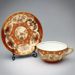 Porcelánový čajový šálek, Boseck, Československo, 20. léta 20. století